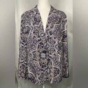 Chicos women’s Paisley Patterned‎ Blazer